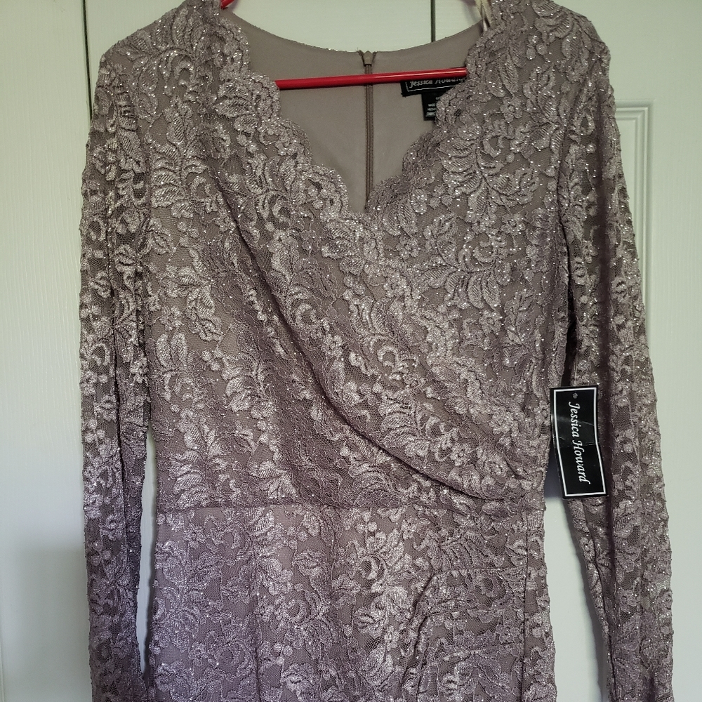 Lace and sequins dress